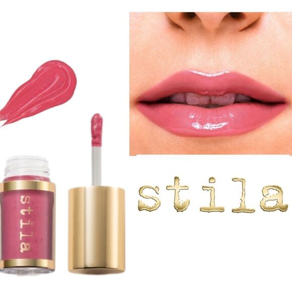 STILA LIP VINYL lipgloss  in Powerhouse (Barbie Pink) - Picture 6 of 11